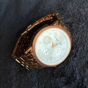 Michael Kors rose gold watch